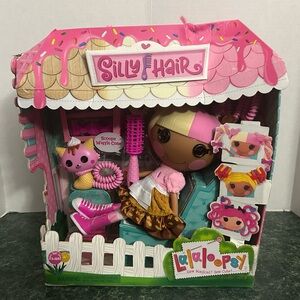 Lalaloopsy Silly Hair Scoops Waffle Cone Doll & Pet Cat 13"